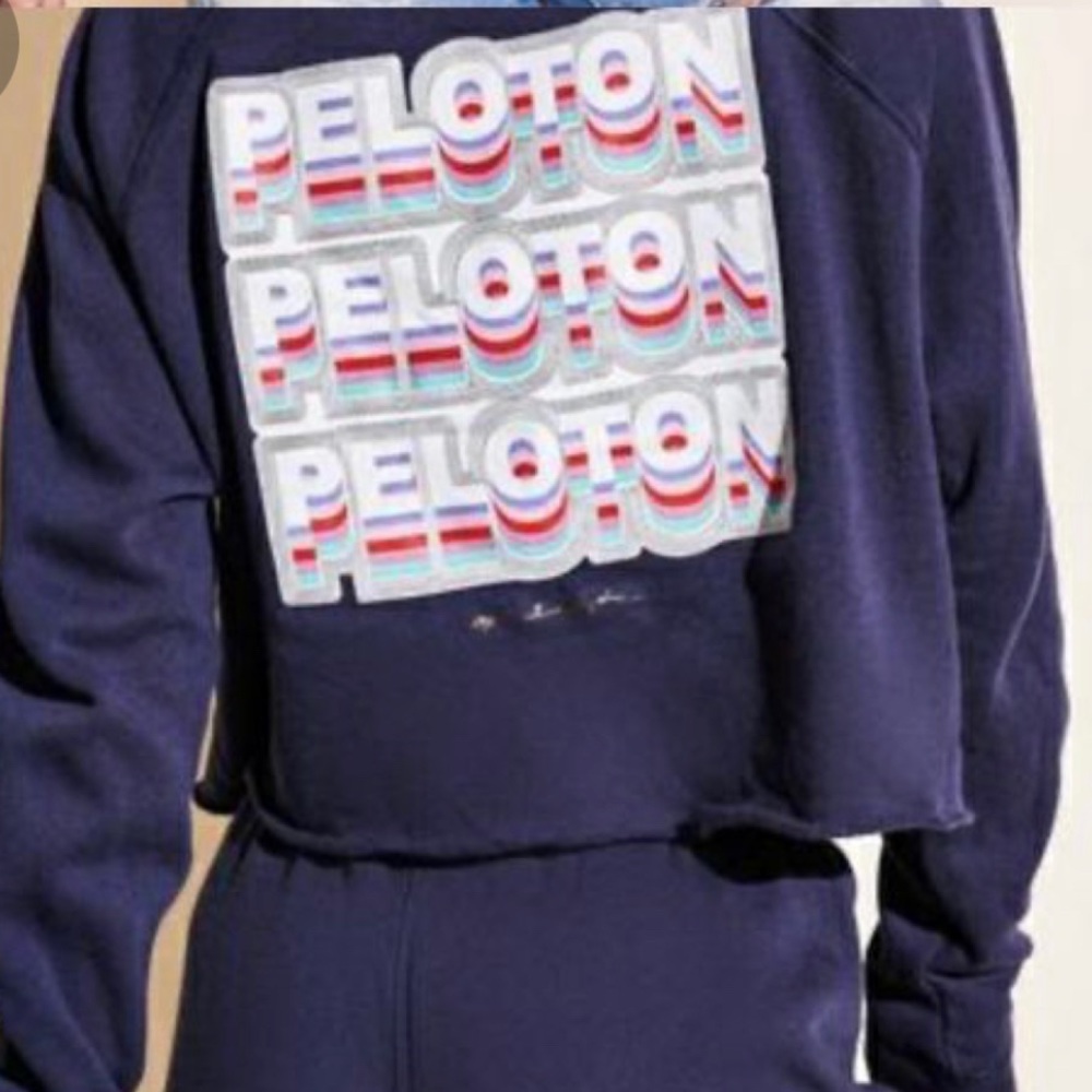 Peloton Spiritual Gangster Crop Hoodie